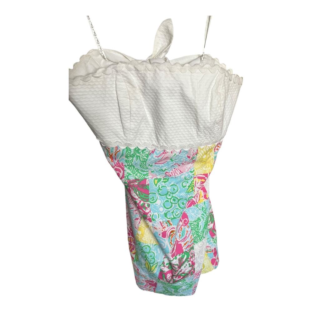 Lilly Pulitzer Franco Strapless Patchwork Mini Dr… - image 4